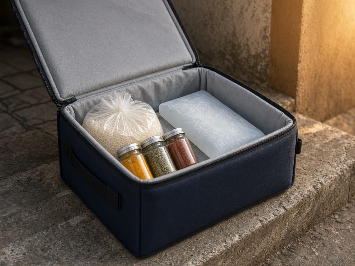 Packed crate