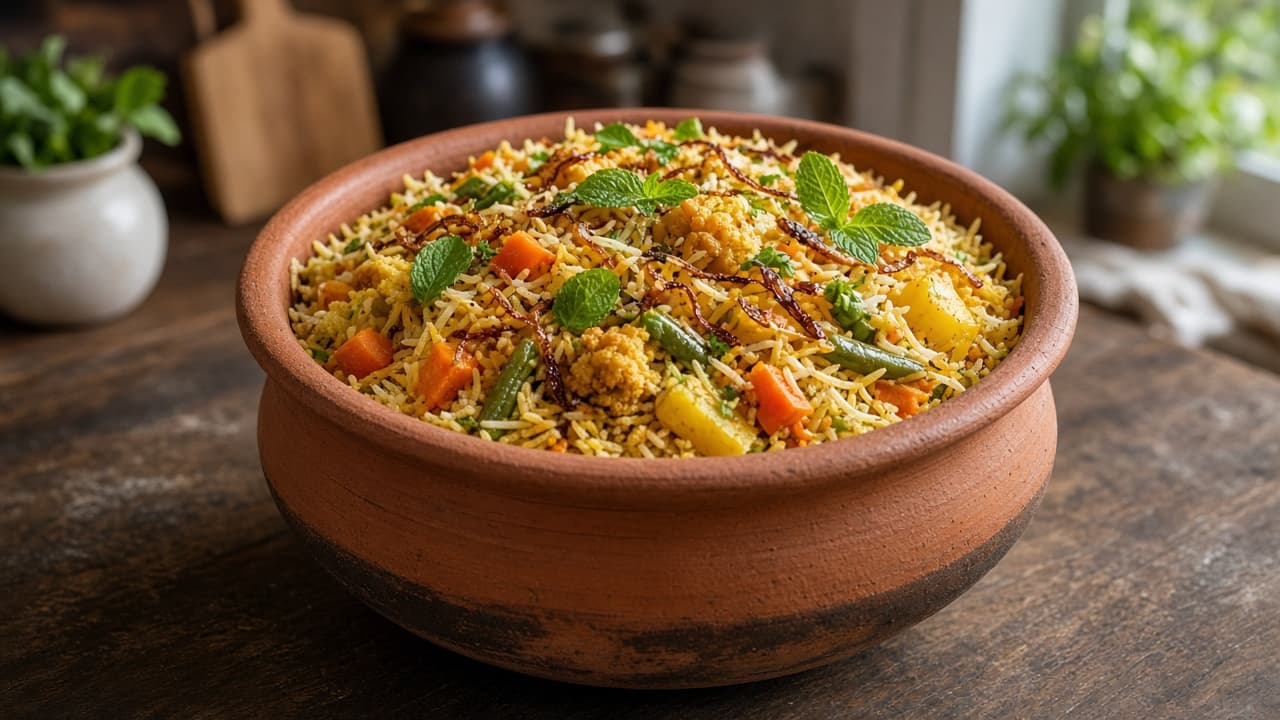 Vegetable biryani