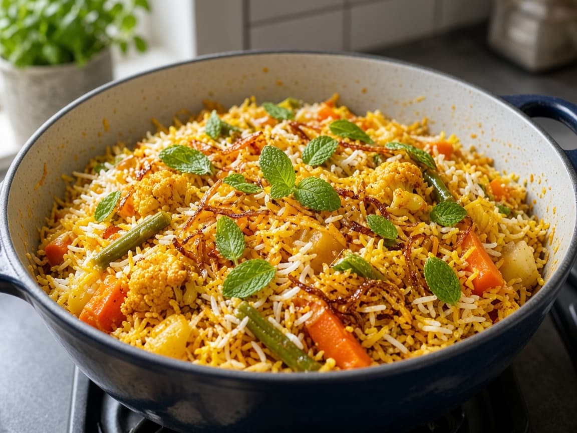 Vegetable biryani
